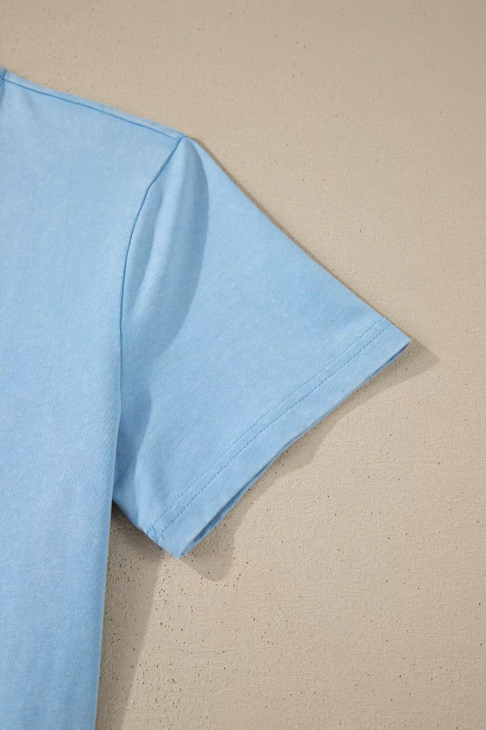 Casual V-Neck Short Sleeve Top and Skort Set