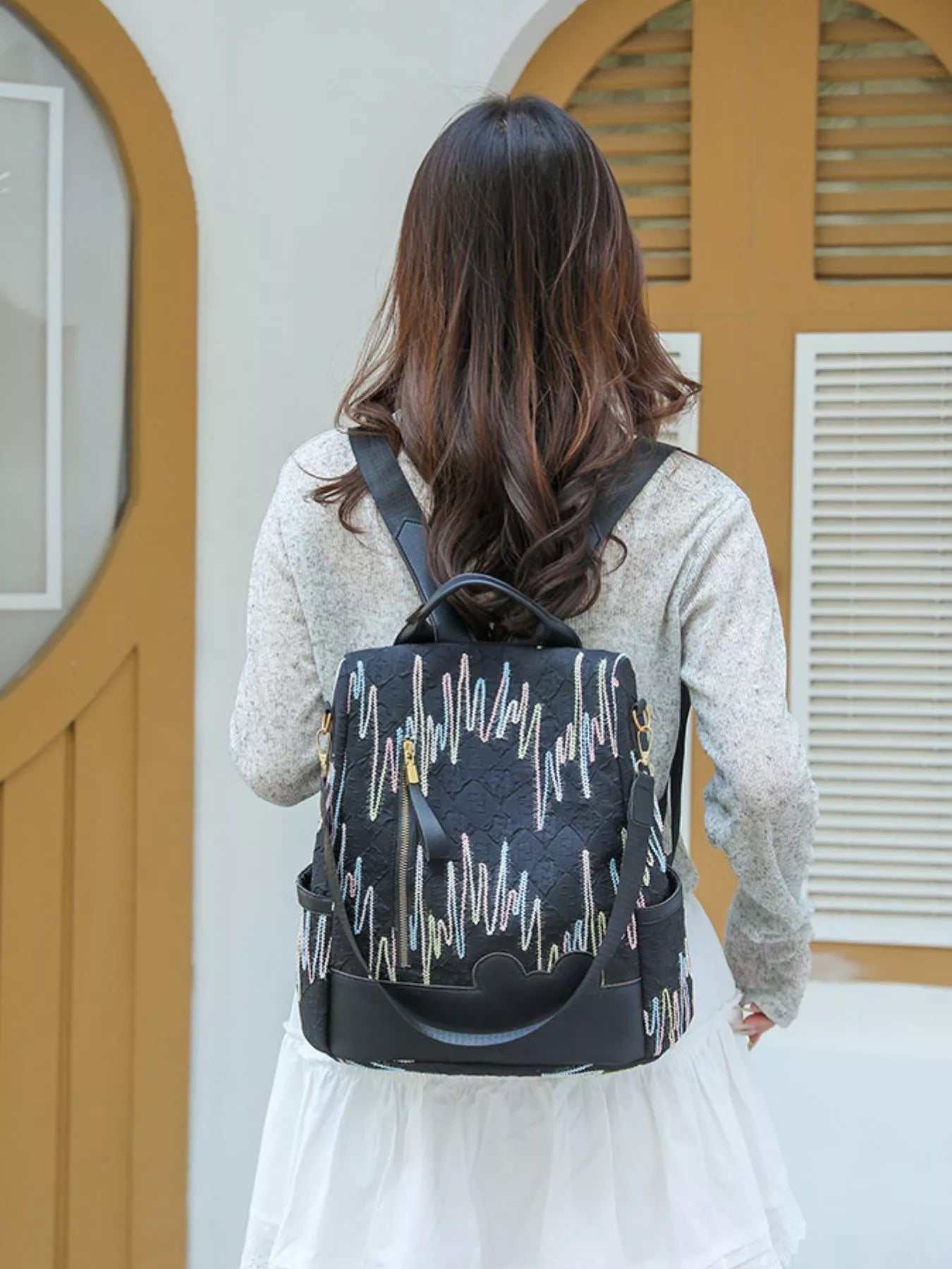 Adjustable Strap Backpack Bag