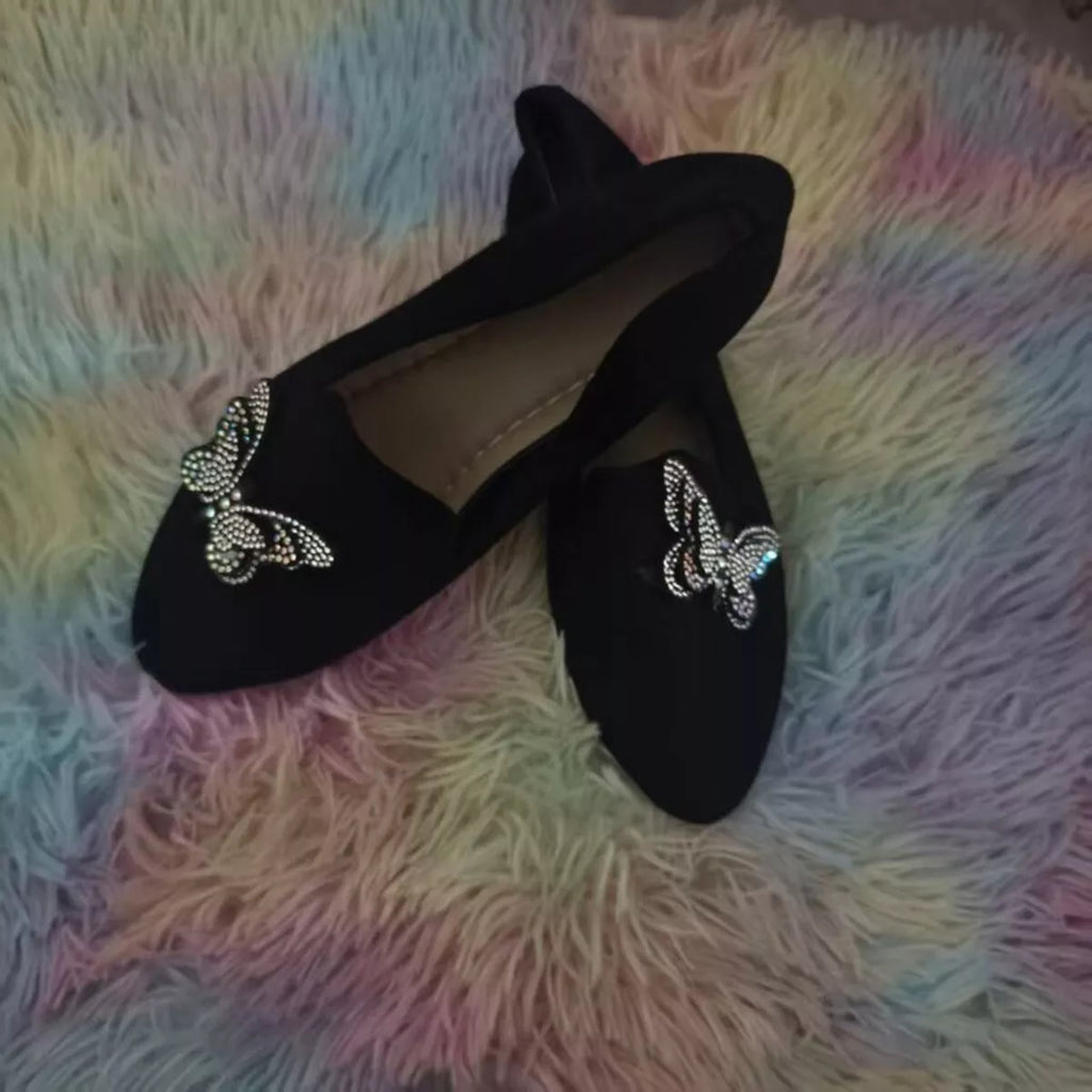 Butterfly Decor Slip-Ons
