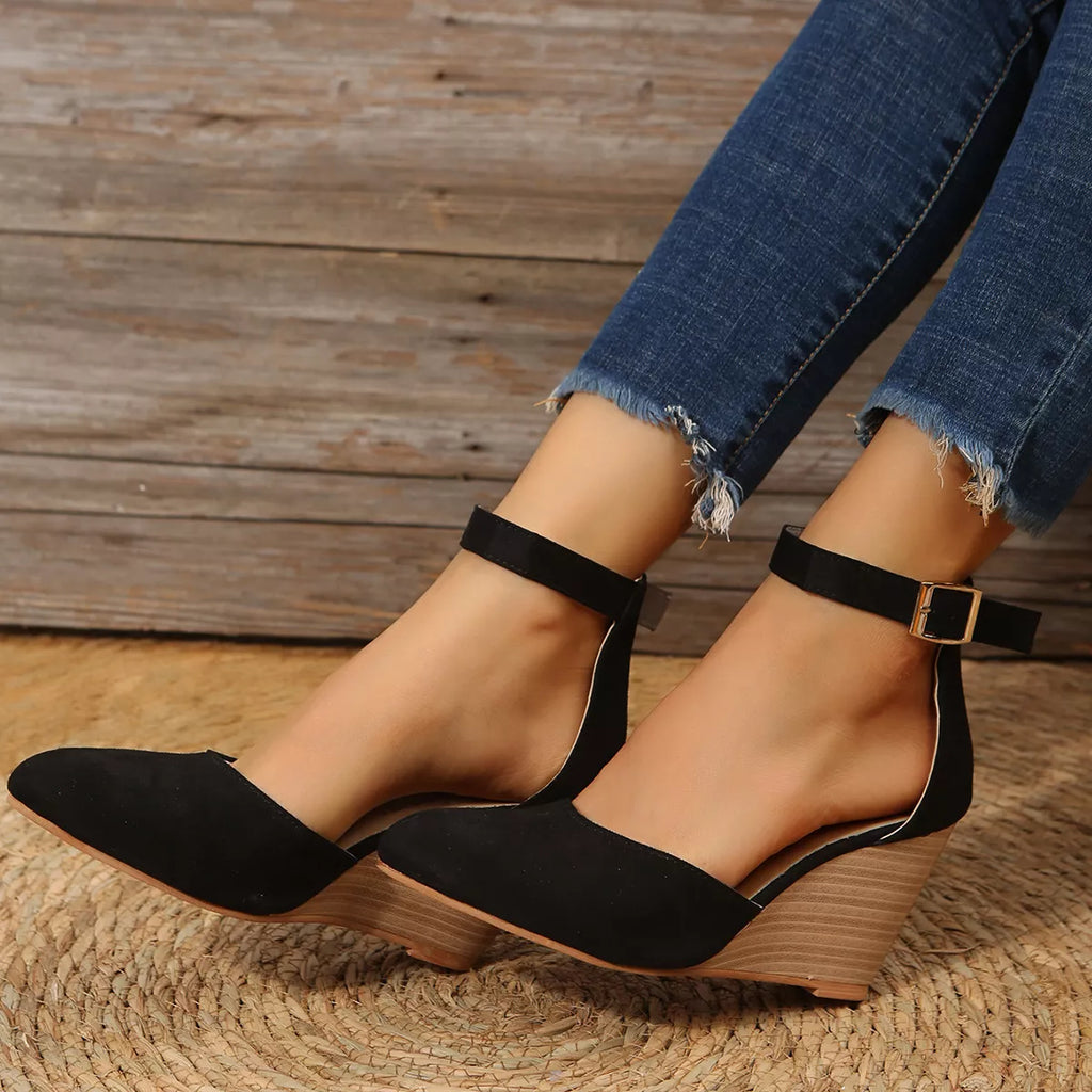 Point Toe Wedge Sandals
