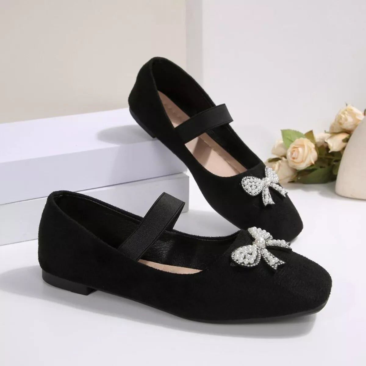 Square Toe Flats Slip-Ons