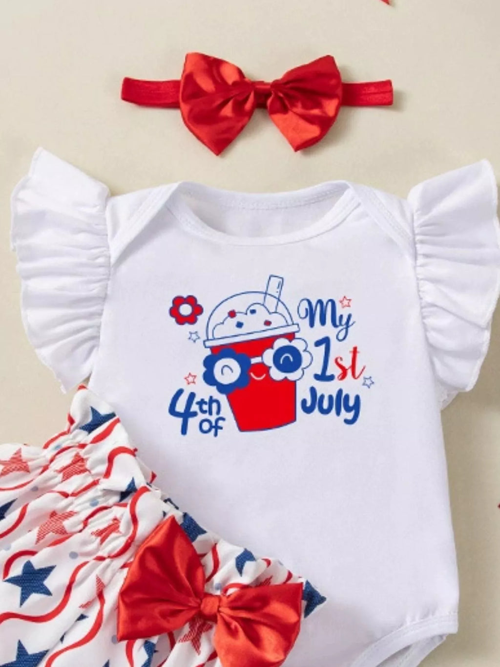 Children's Independence Day Outfit Set