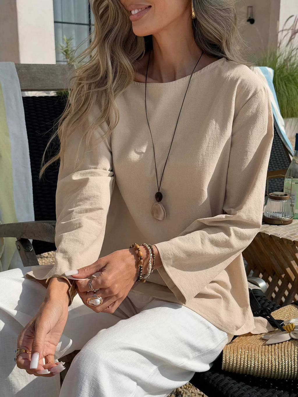 Casual Loose Long Sleeve Blouse