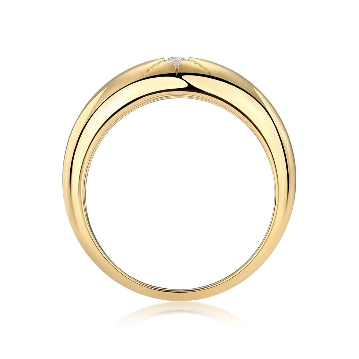 925 Sterling Silver Moissanite Ring