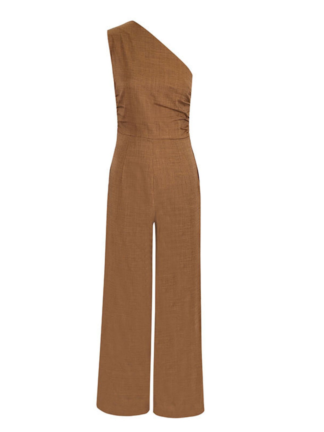 One-Shoulder Wide Leg Jumpsuit