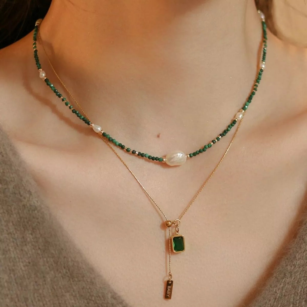 Pearl & Beaded Necklace