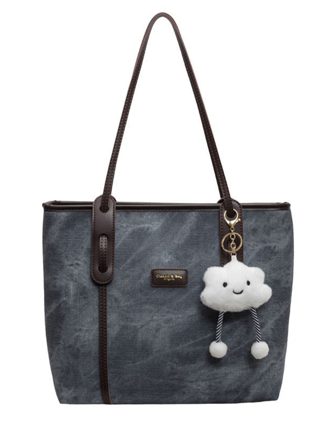 Vintage Style Large Capacity Tote Bag