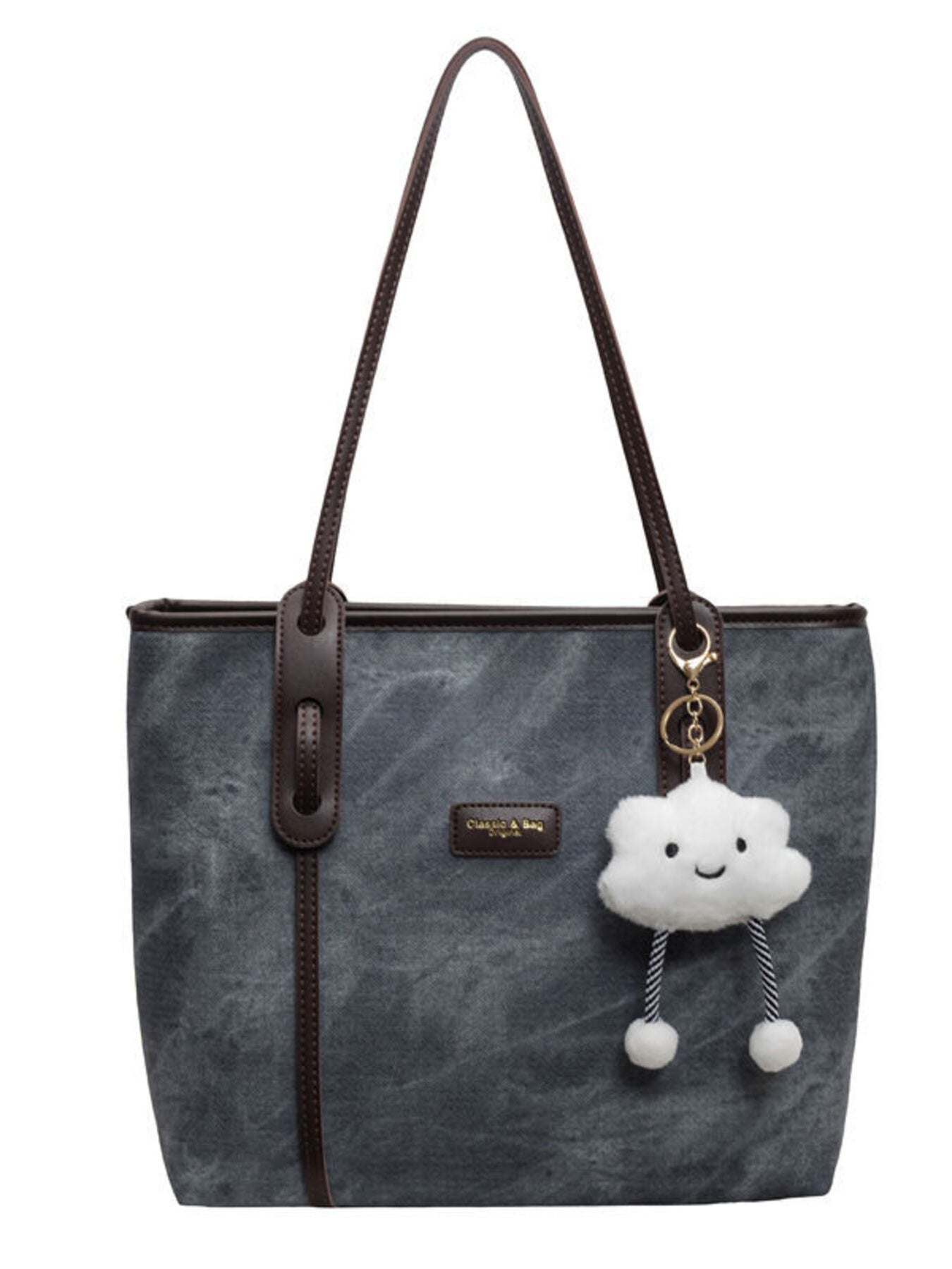 Vintage Style Large Capacity Tote Bag
