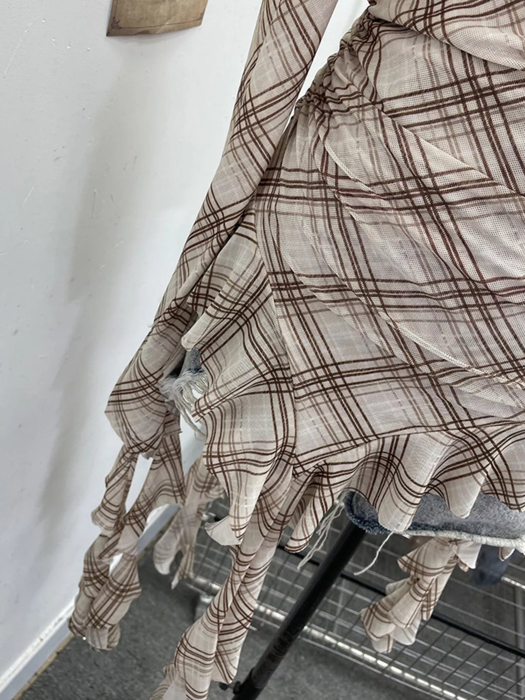 Off-Shoulder Ruffle Hem Top