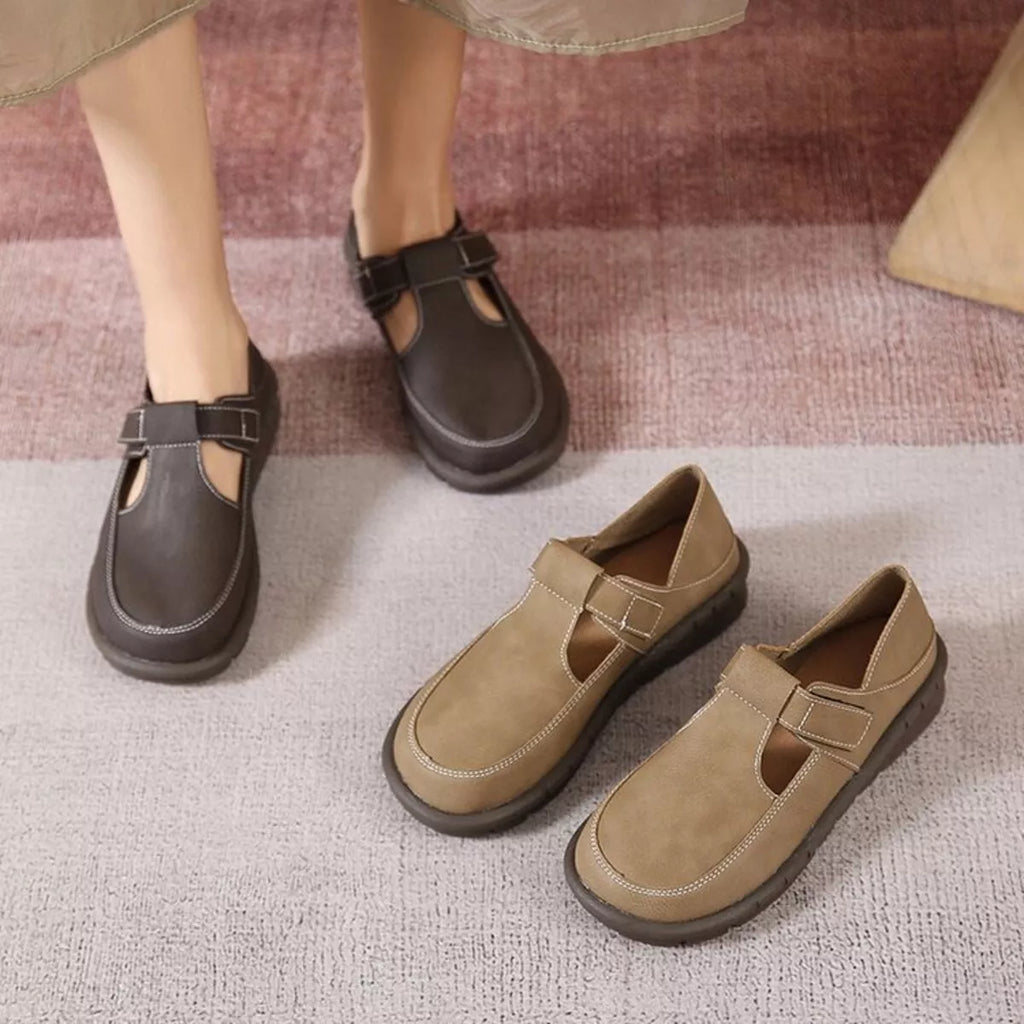Round Toe Platform Loafers