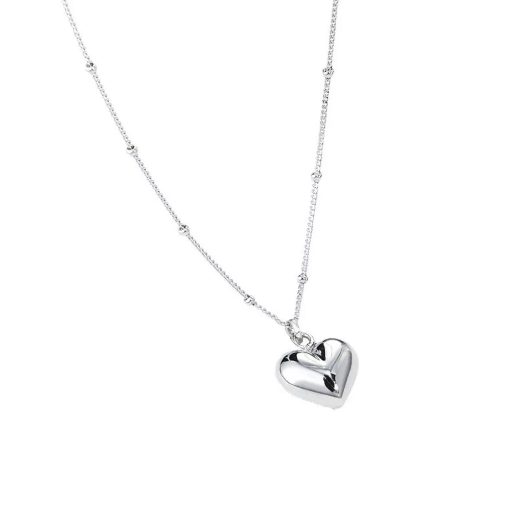 925 Sterling Silver Heart Necklace