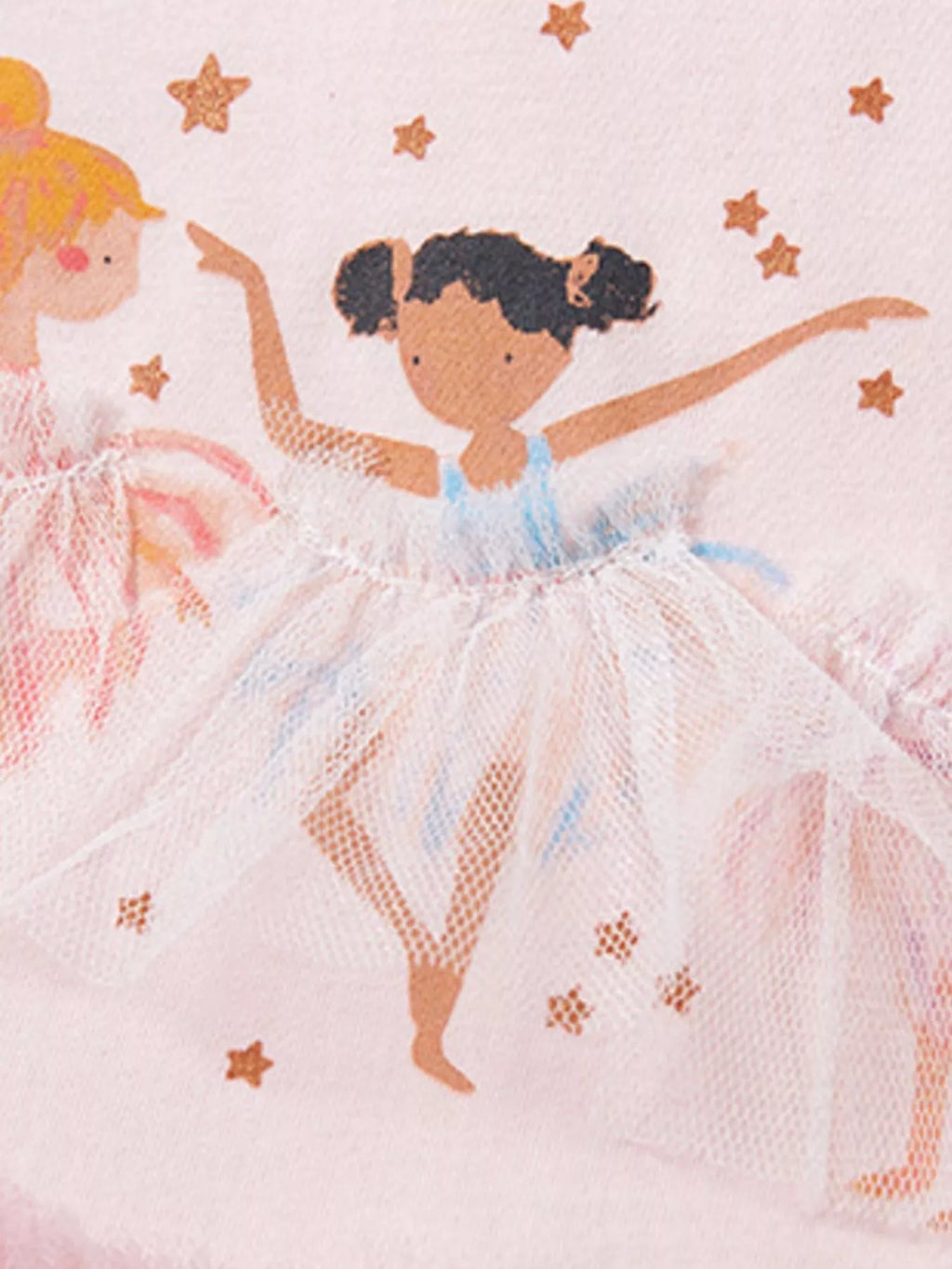 Children's Ballerina Round Neck Tulle Dress