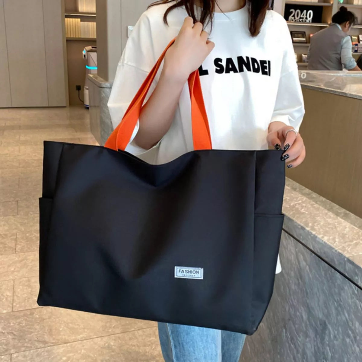 Large Capacity Canvas Shoulder Bag