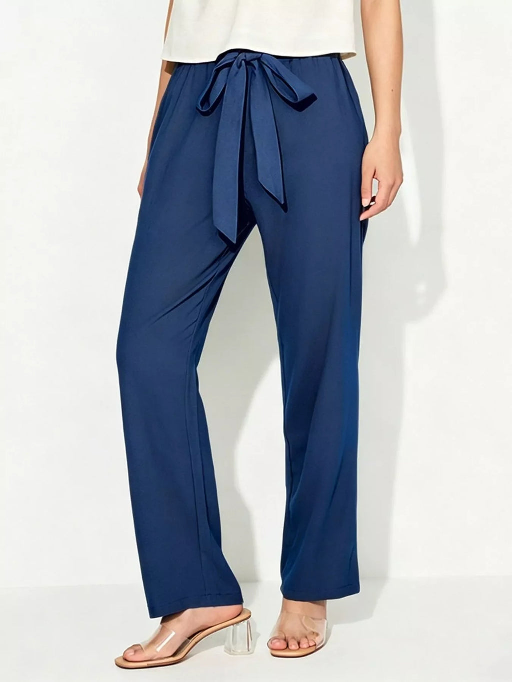 Tied Wide Leg Pants