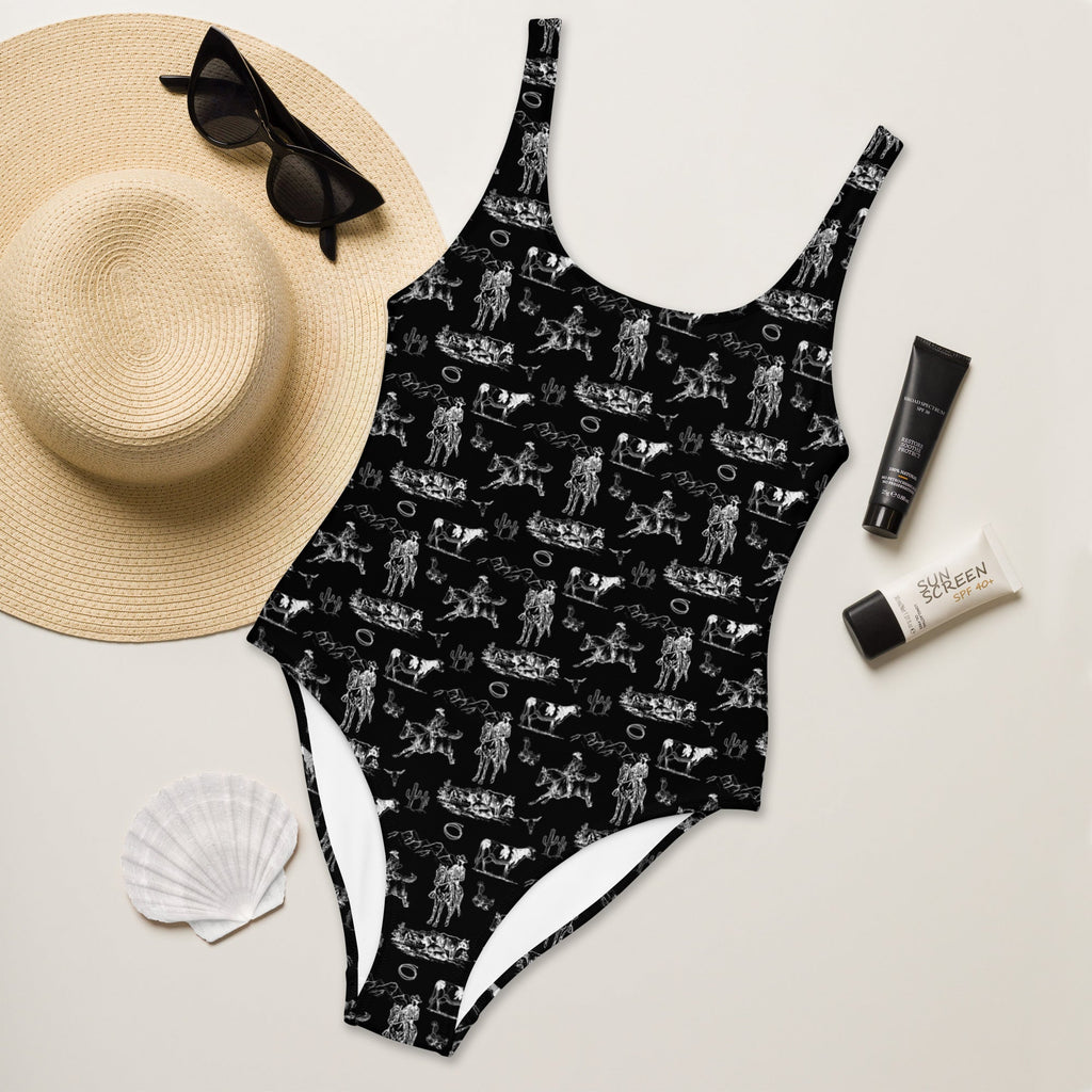 Baha Ranch Yeehaw Ranch Way One-Piece Swimsuit
