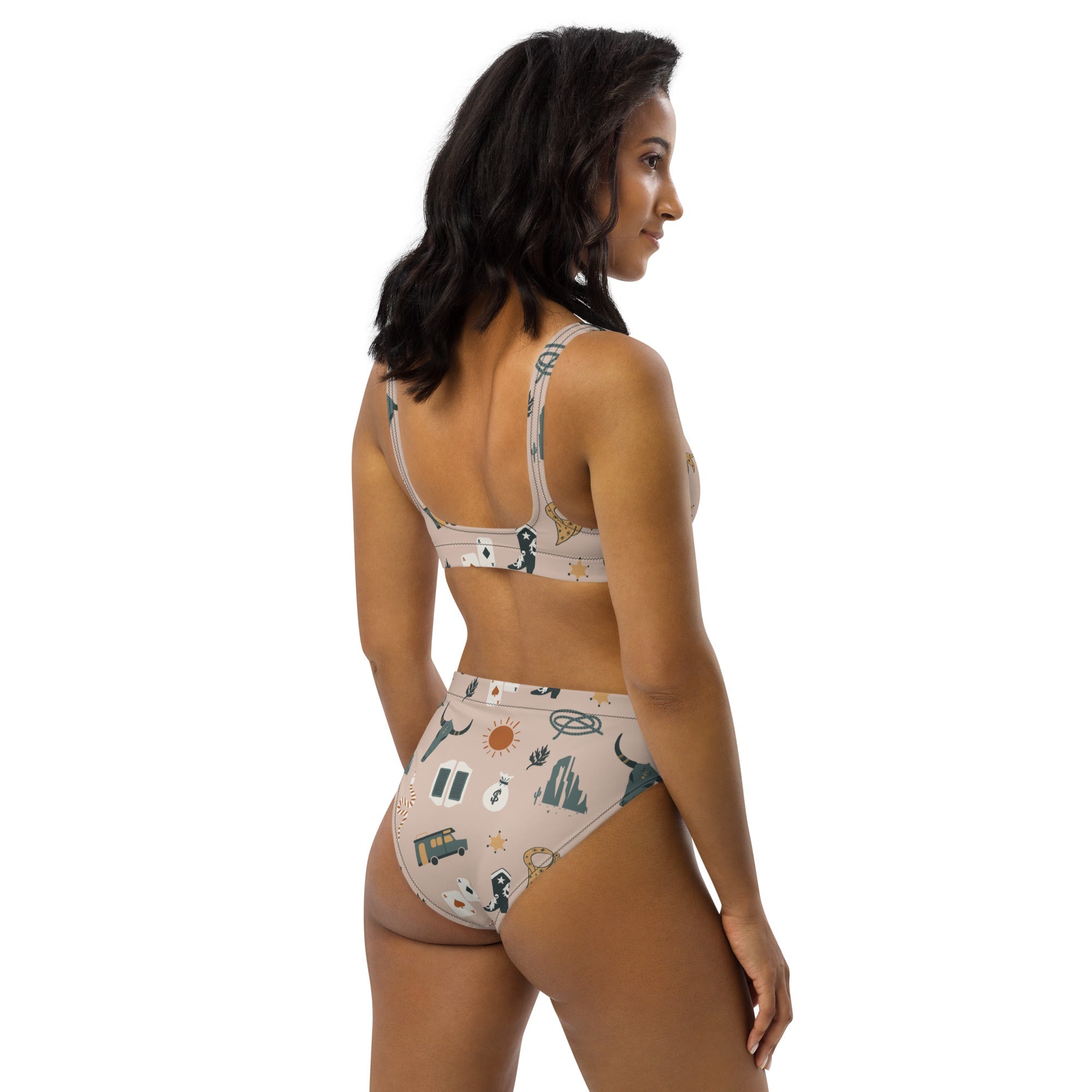 Baha Ranch Yeehaw Western Symbols Bikini