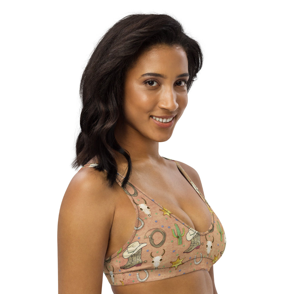 Baha Ranch Yeehaw Desert Symbols Bikini Top