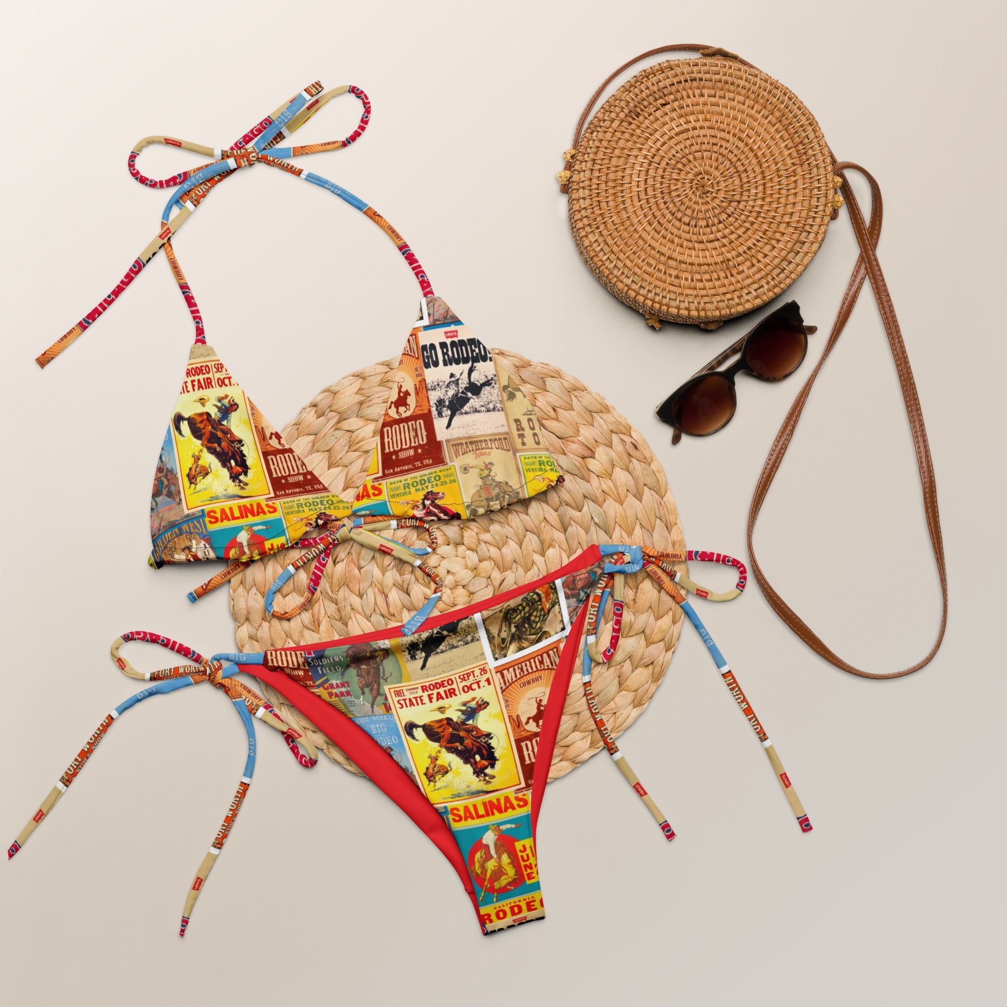 Baha Ranch Yeehaw Rodeo Poster String Bikini