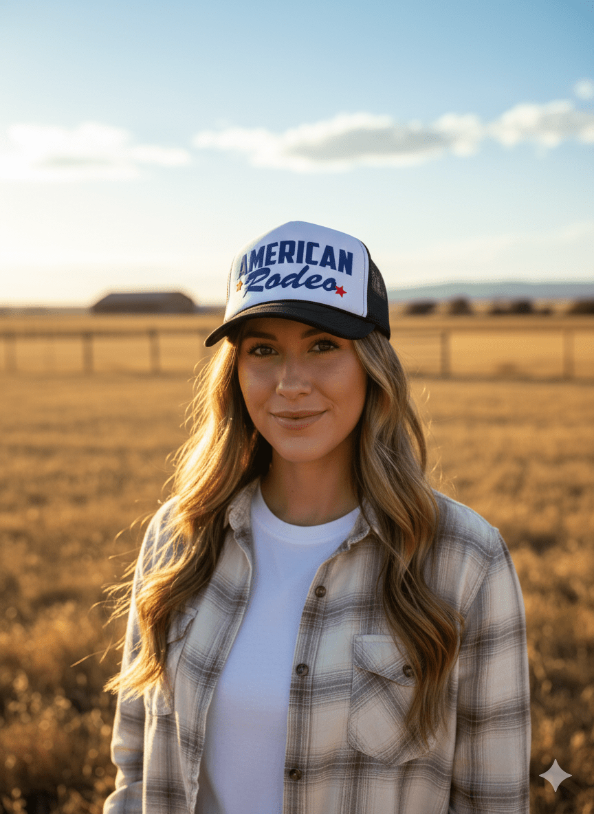 American Rodeo Star Trucker Hat