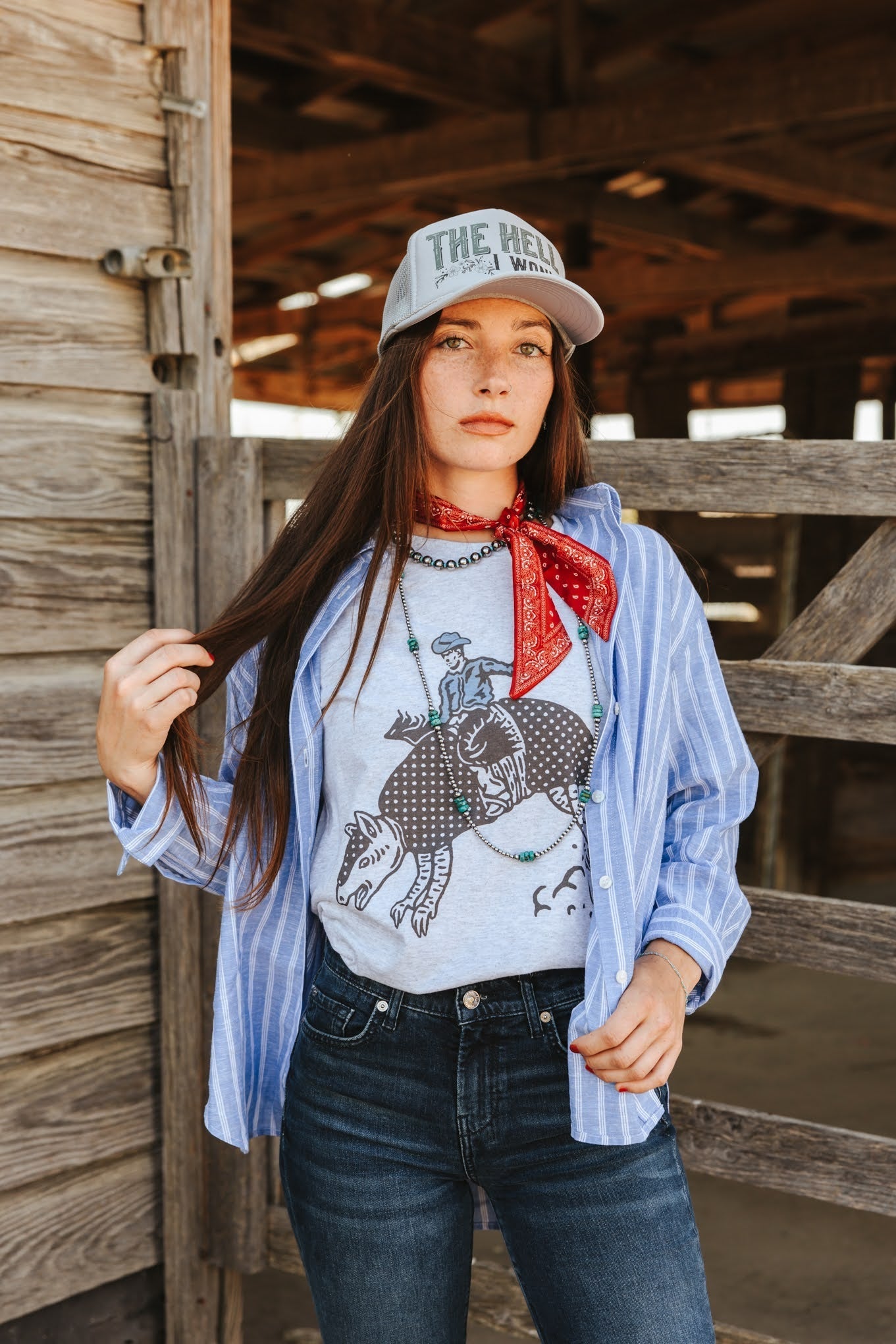 Armadillo Rodeo Graphic Tee