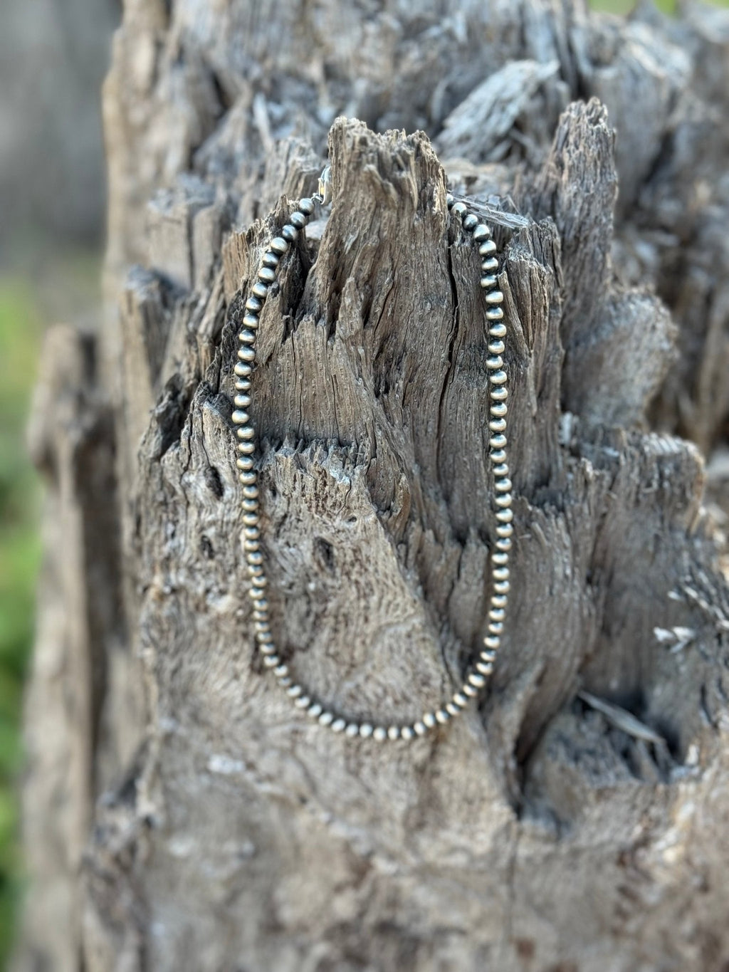 Silver Plated Beads Choker
