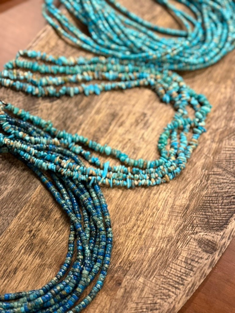 Authentic Turquoise Chips Beaded Necklace
