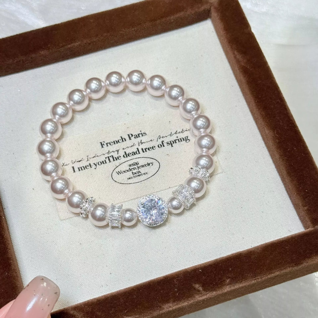 Pearl Zircon Bracelet