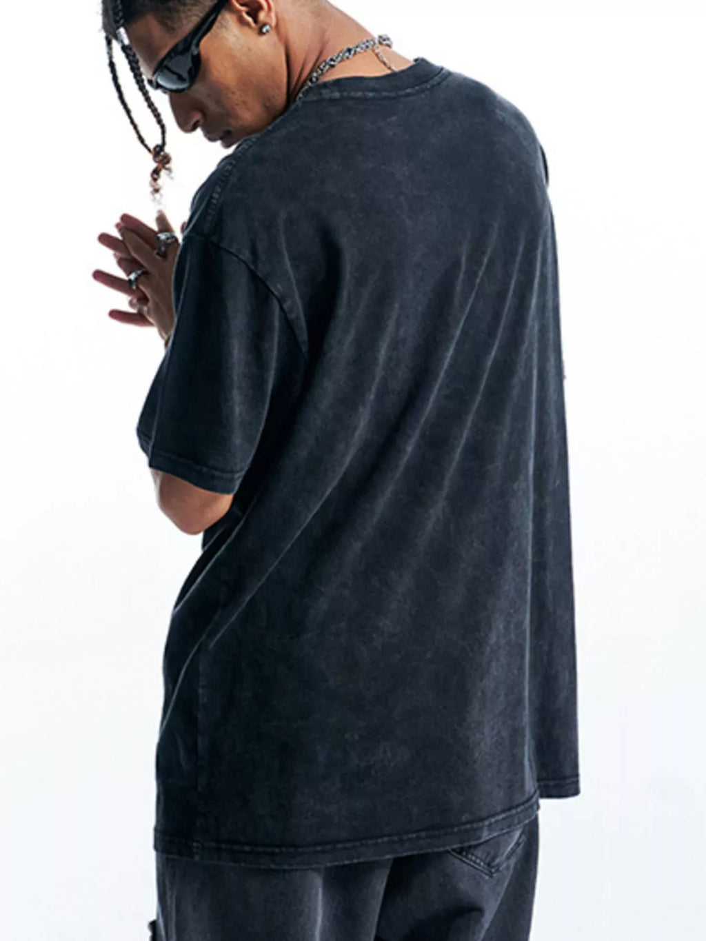 Men's Graphic Round Neck Short Sleeve T-Shirt