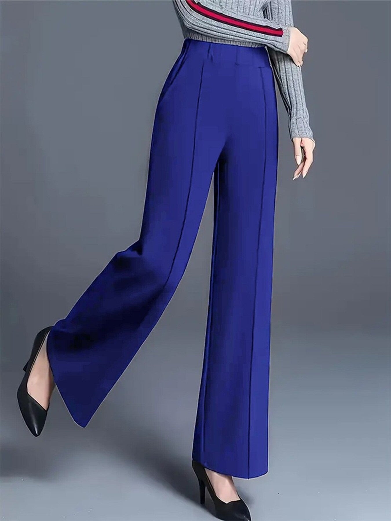 High-Waisted Wide Leg Pants