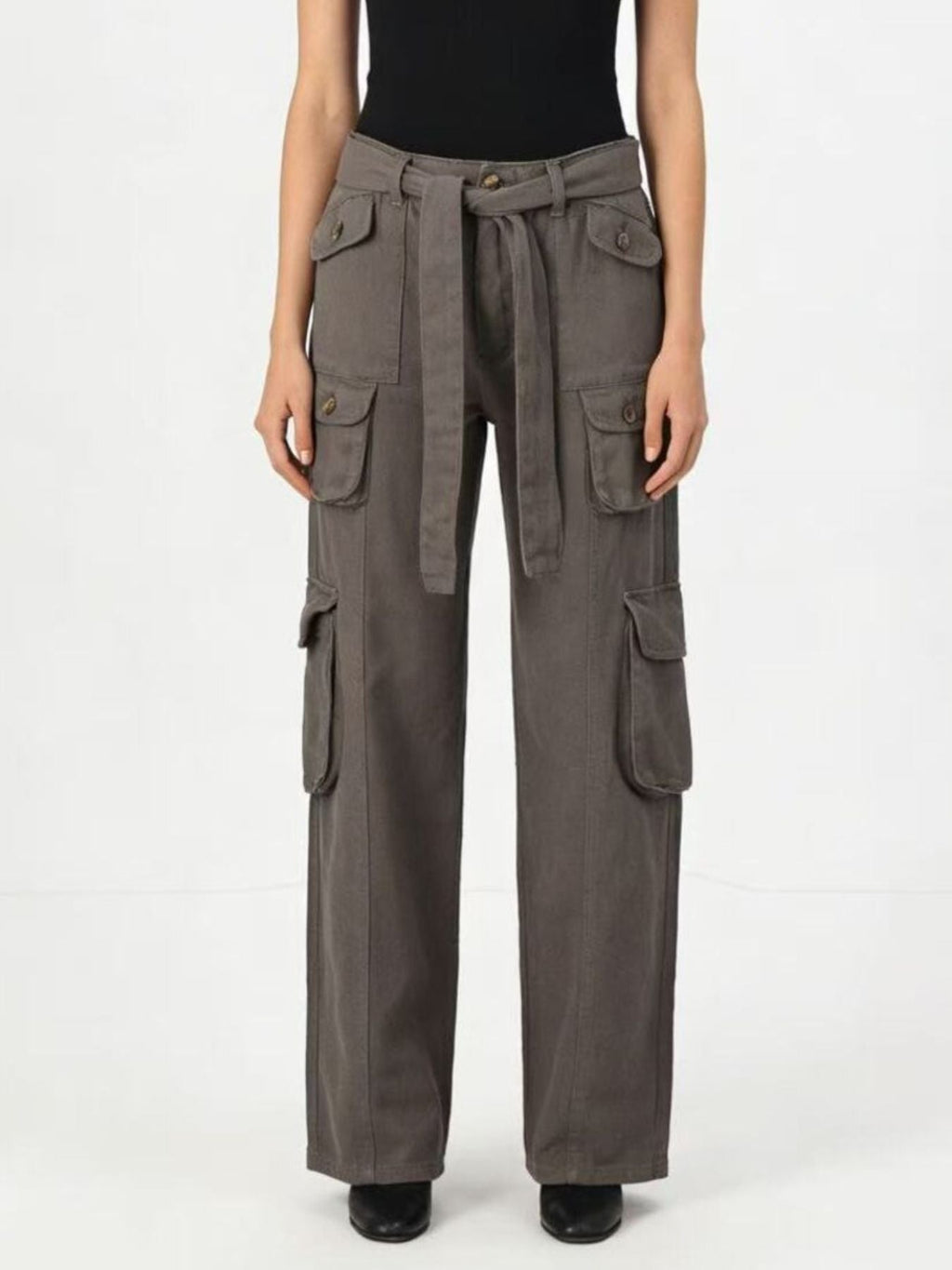 Wide Leg Cargo Jeans