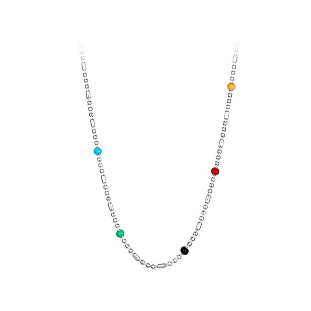 925 Sterling Silver Bead Necklace