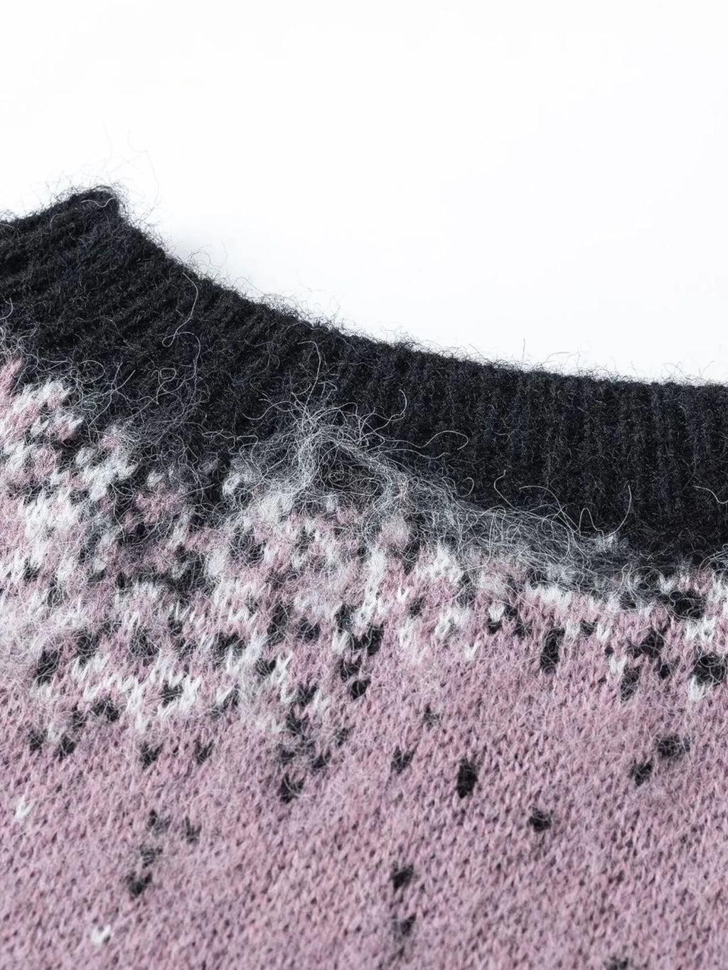 Men's Gradient Text Print Round Neck Sweater