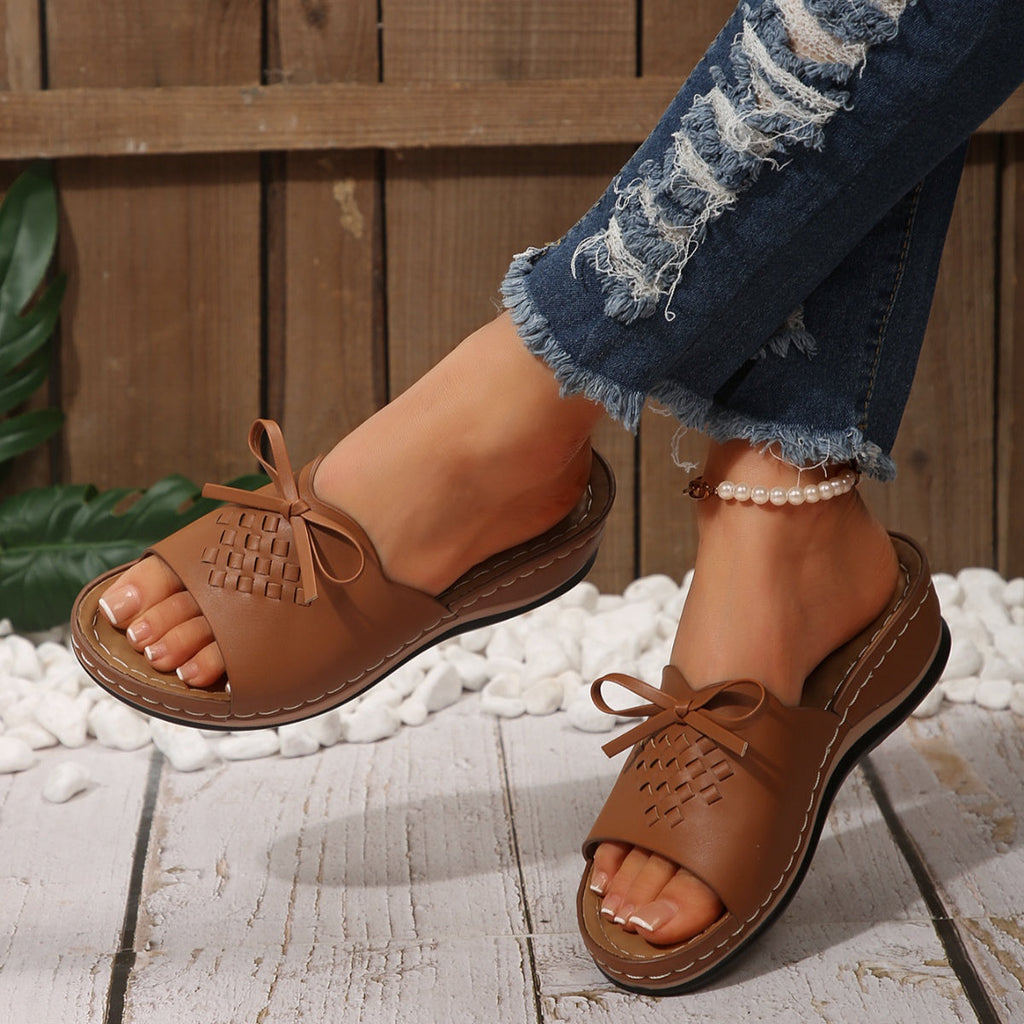 Open Toe Wedge Sandals
