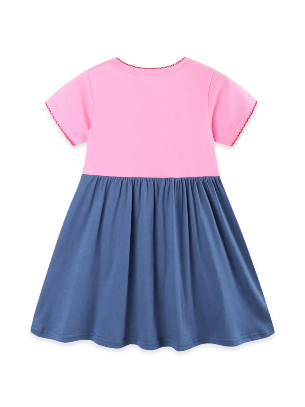 Children's Heart Embroidered Casual Dress