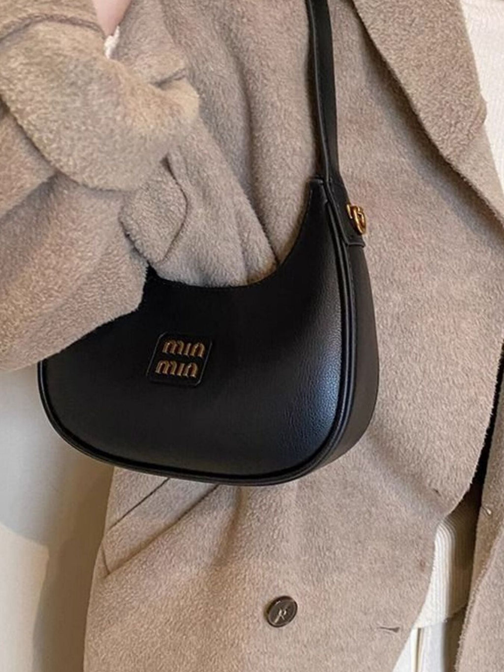 Elegant PU Leather Shoulder Bag