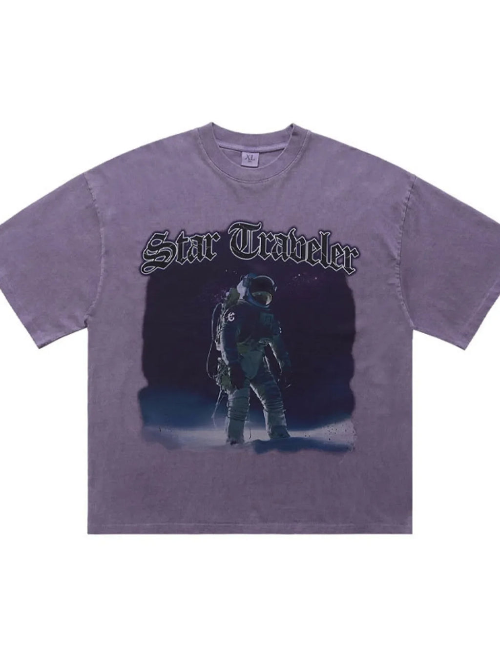 Men's Star Traveler Graphic Oversized T-Shirt