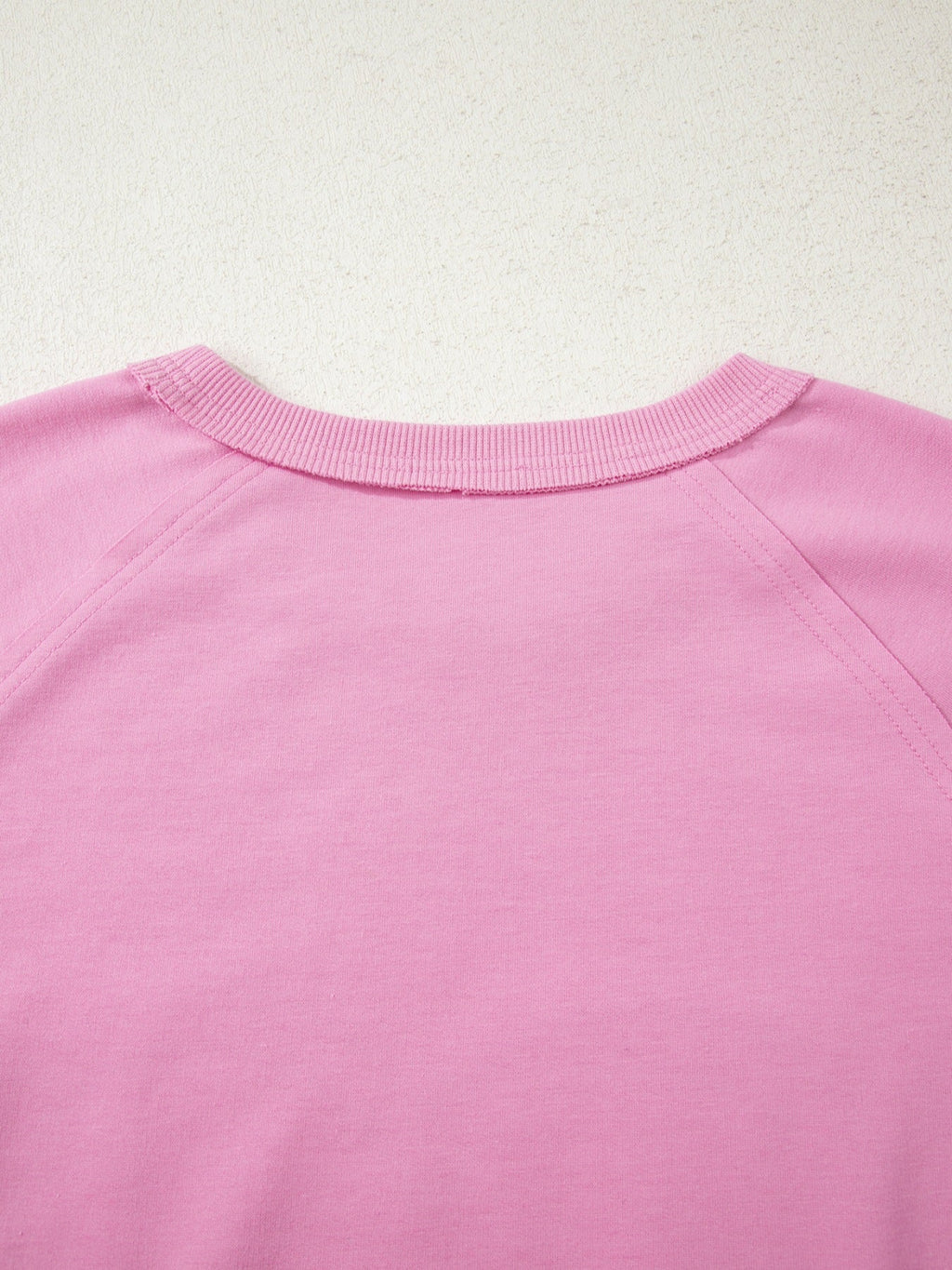 Heart Pattern Long Sleeve Patchwork Top