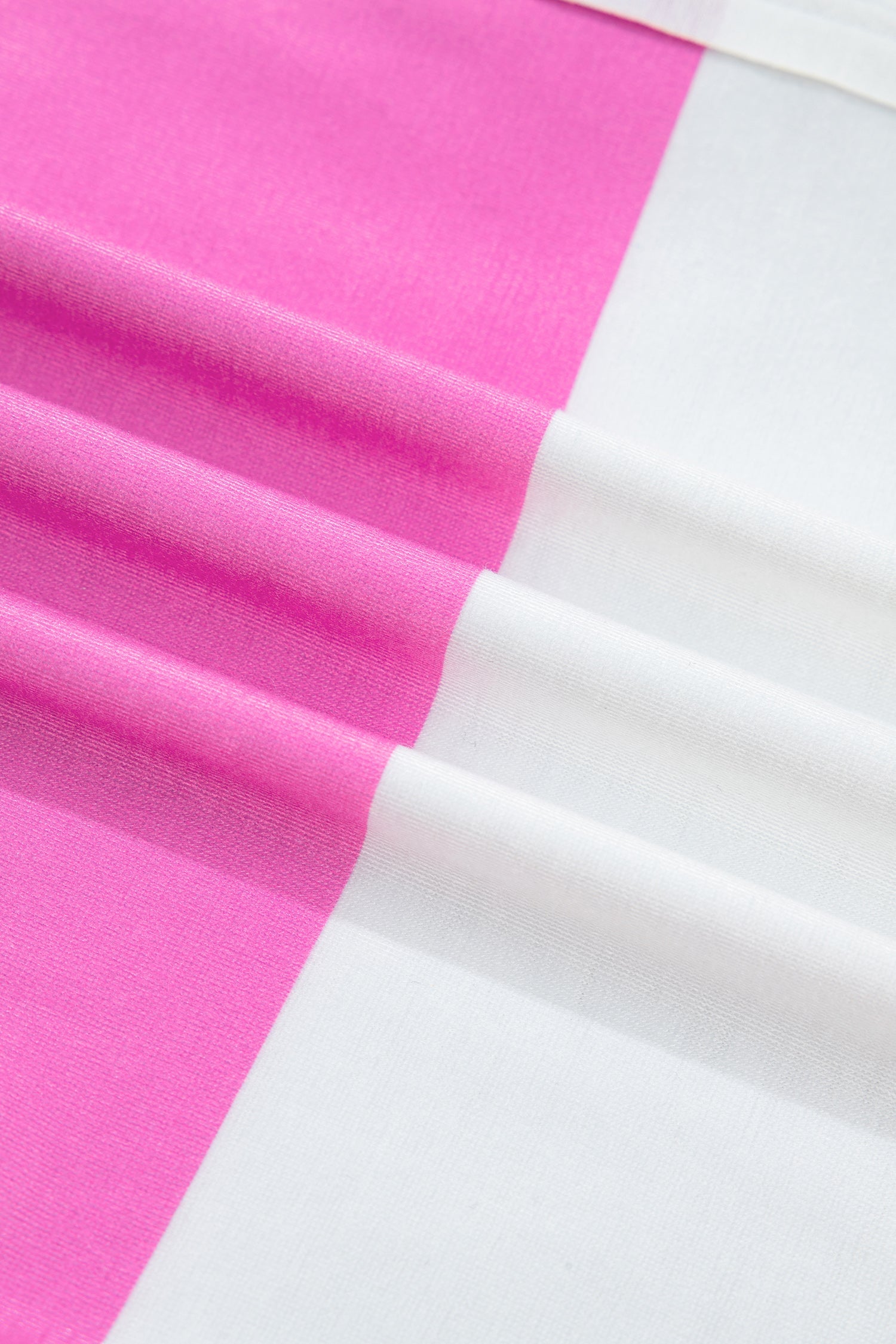 Stripe Raw Edge Polo Tee & Mini Skirt Set