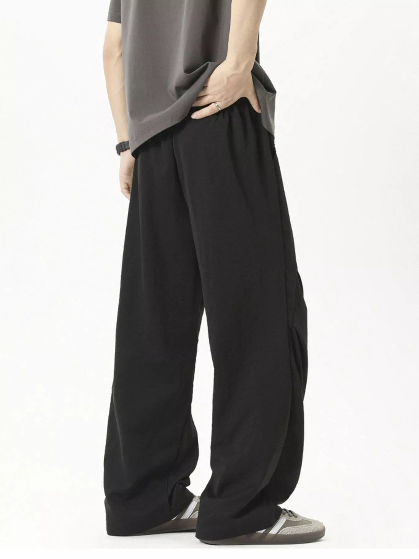Men's Plus Size Loose Fit Drawstring Pants