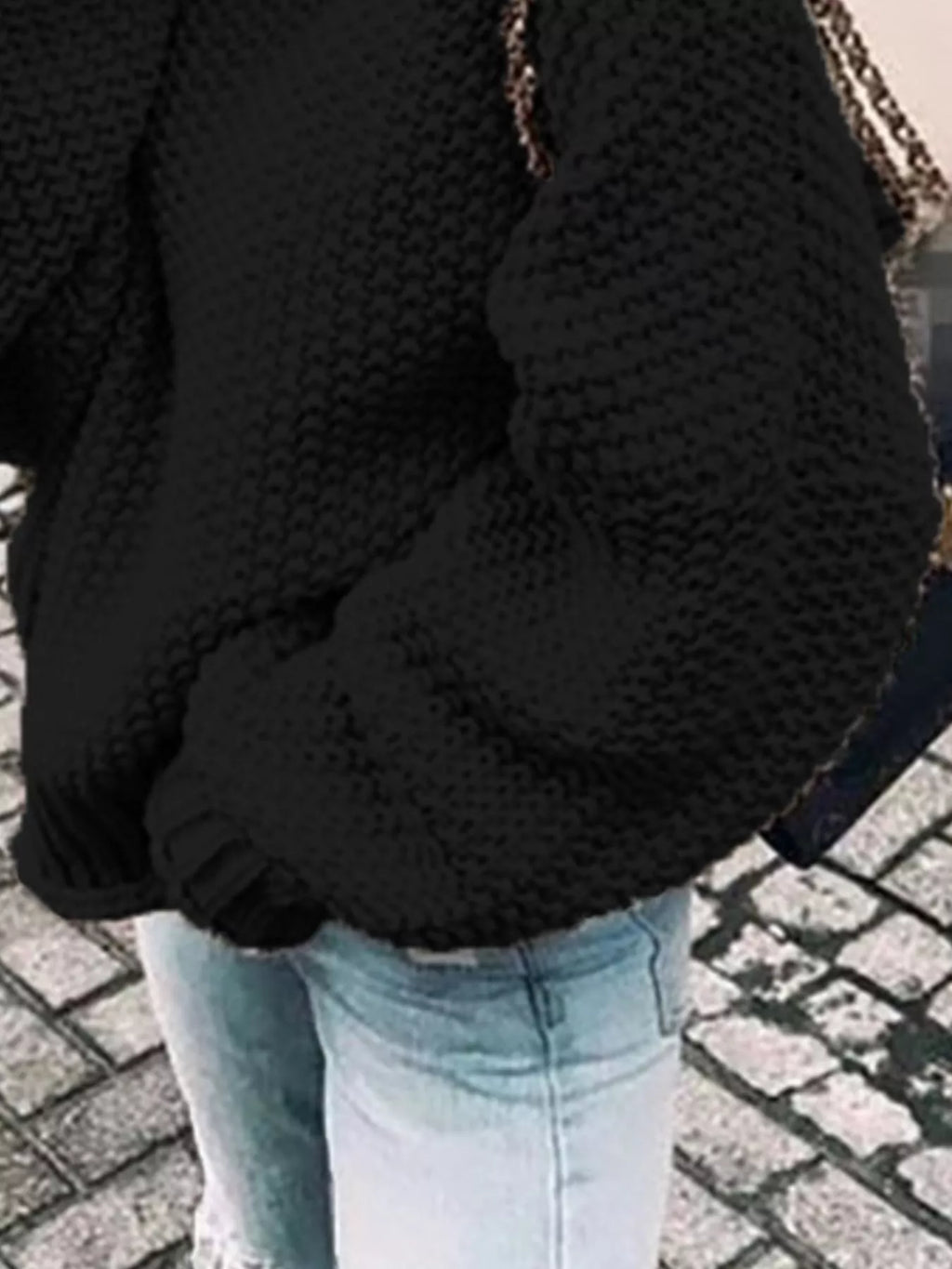 Chunky Knit Turtleneck Sweater