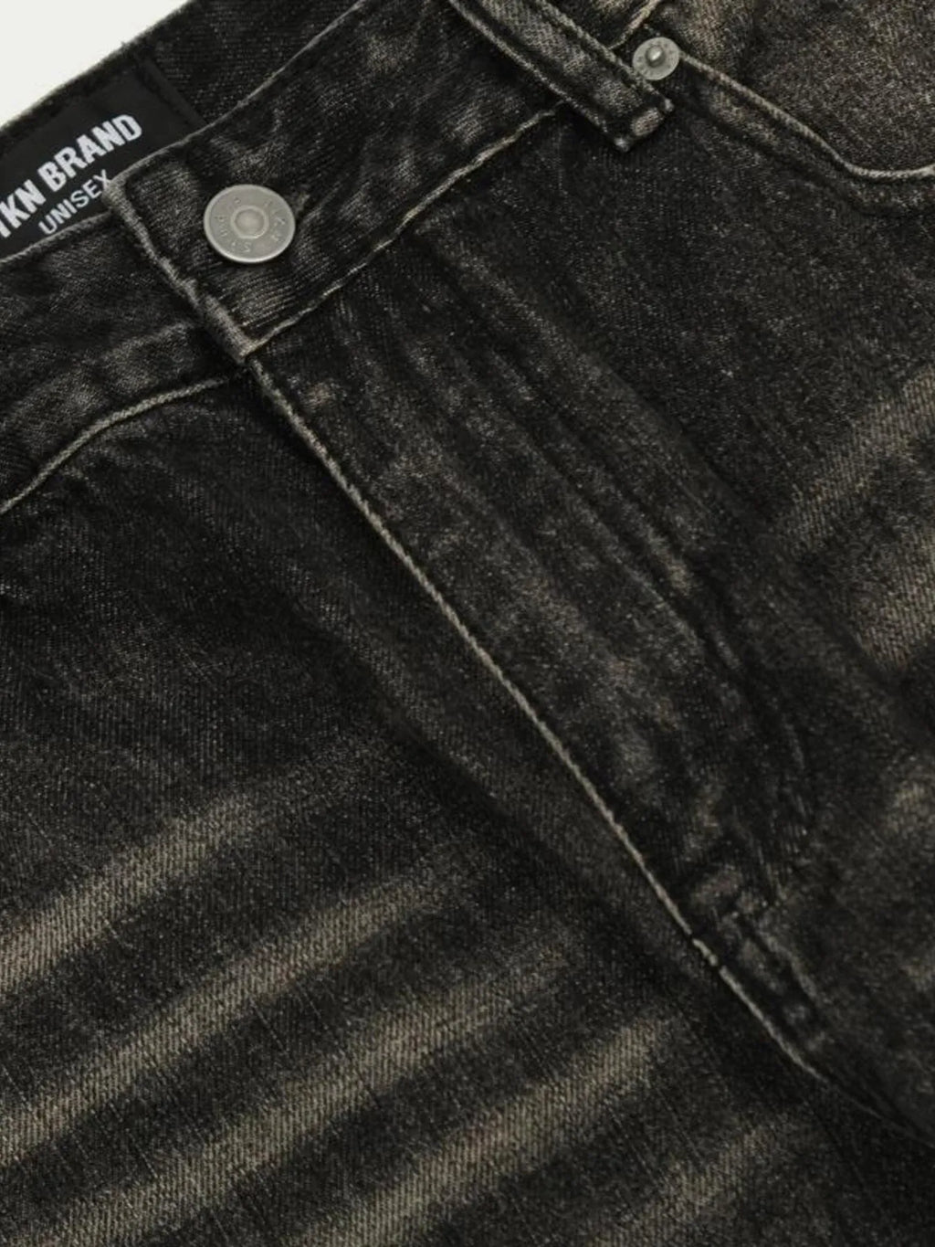 Men's Distressed Cat's Whisker Washed Bootcut Jeans