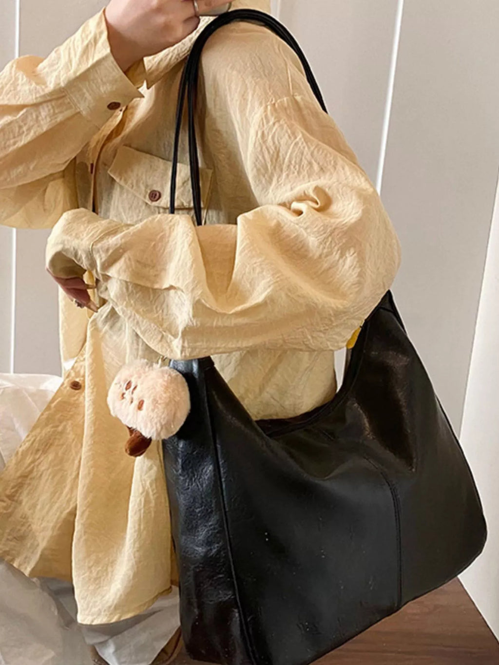 PU Leather Shoulder Bag