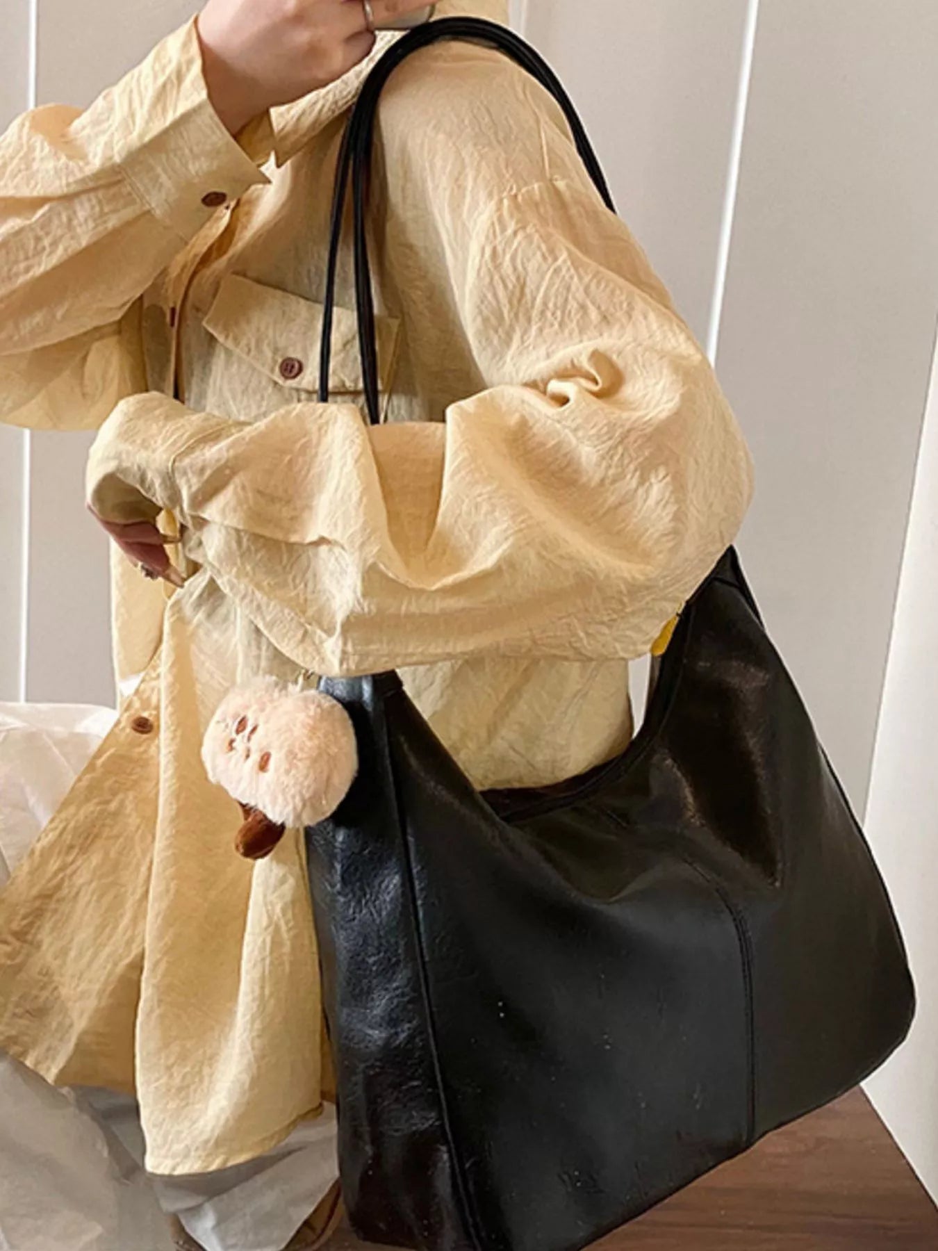 PU Leather Shoulder Bag