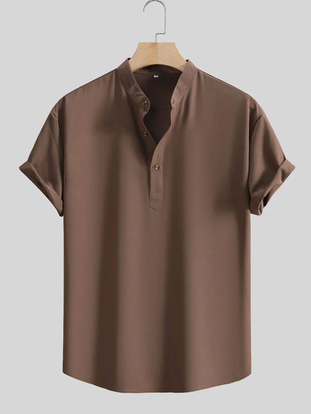 Men's Button Detail Short Sleeve Shirt