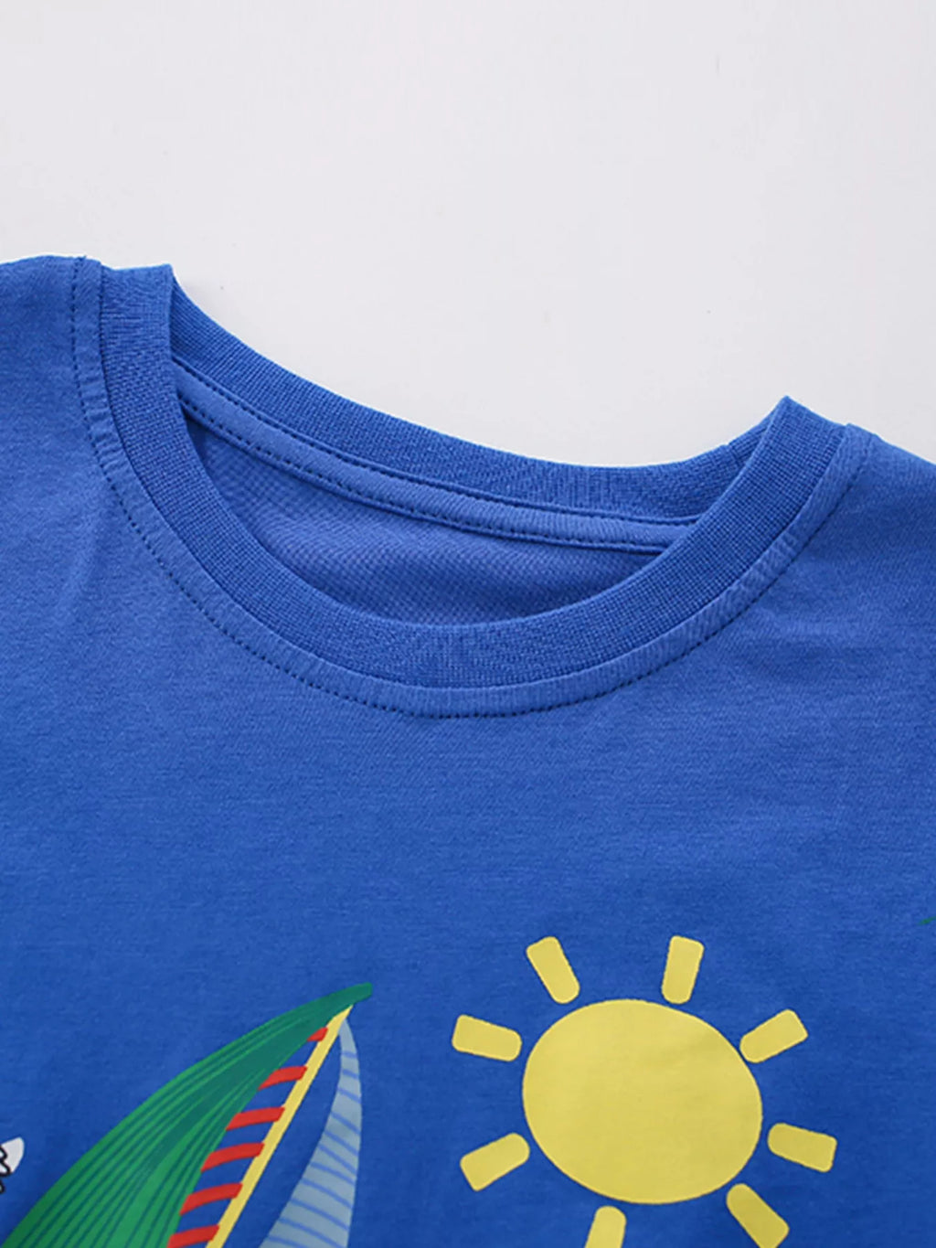 Children's Fun at Sea Graphic Tee & Striped Shorts Set