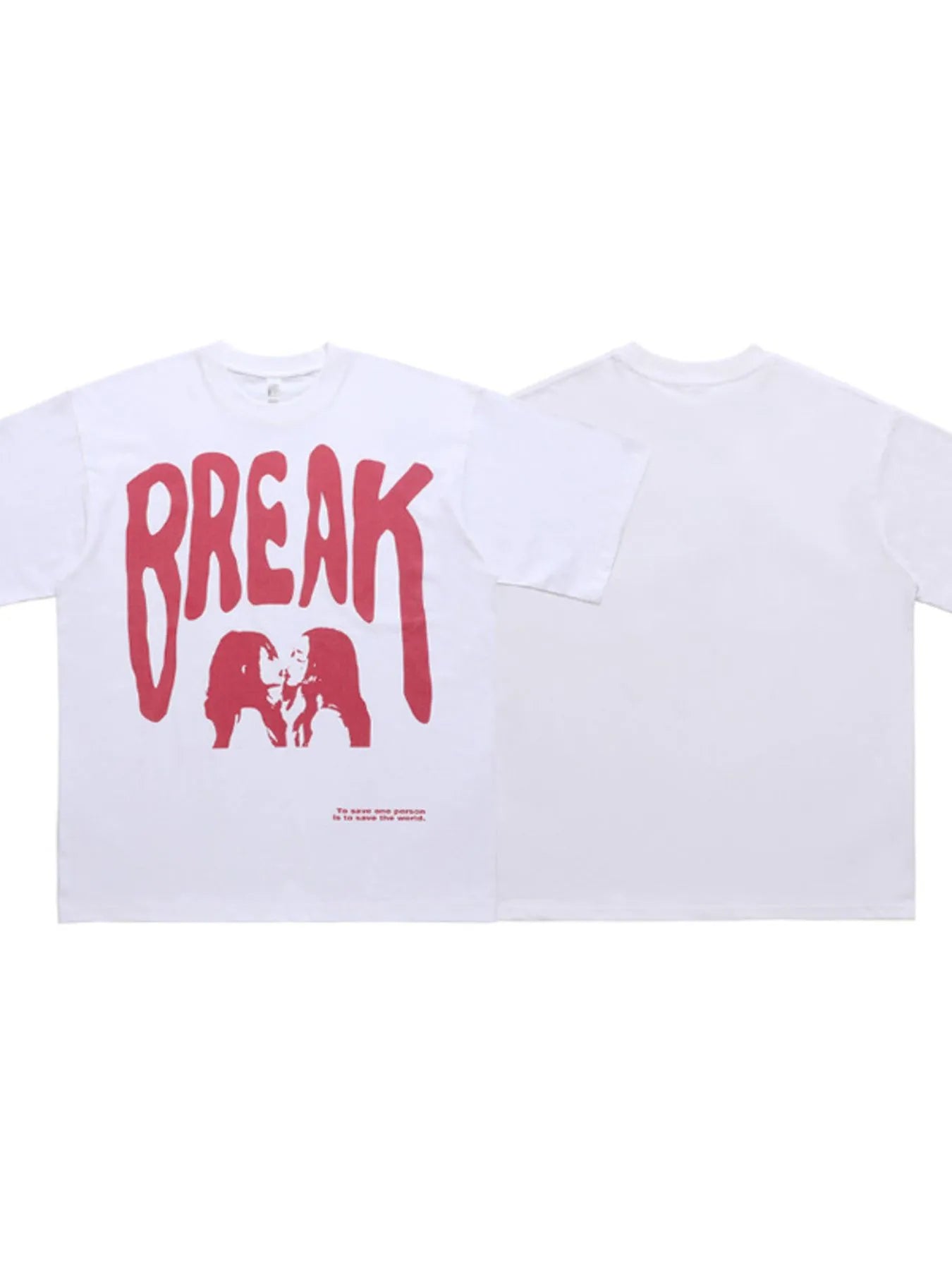 Men's Oversized Graphic Round Neck T-Shirt