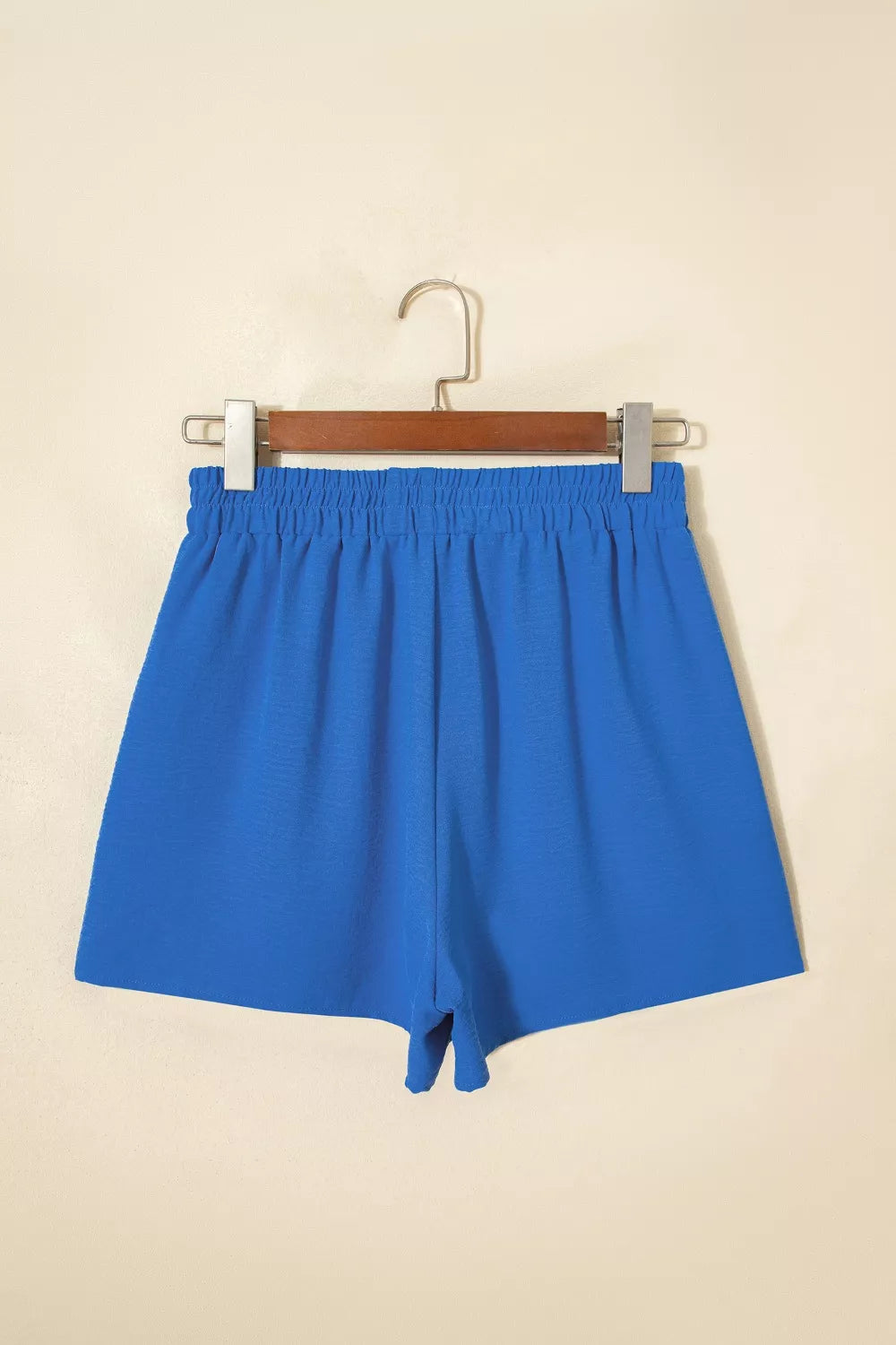 Casual Elastic Waist Flowy Shorts