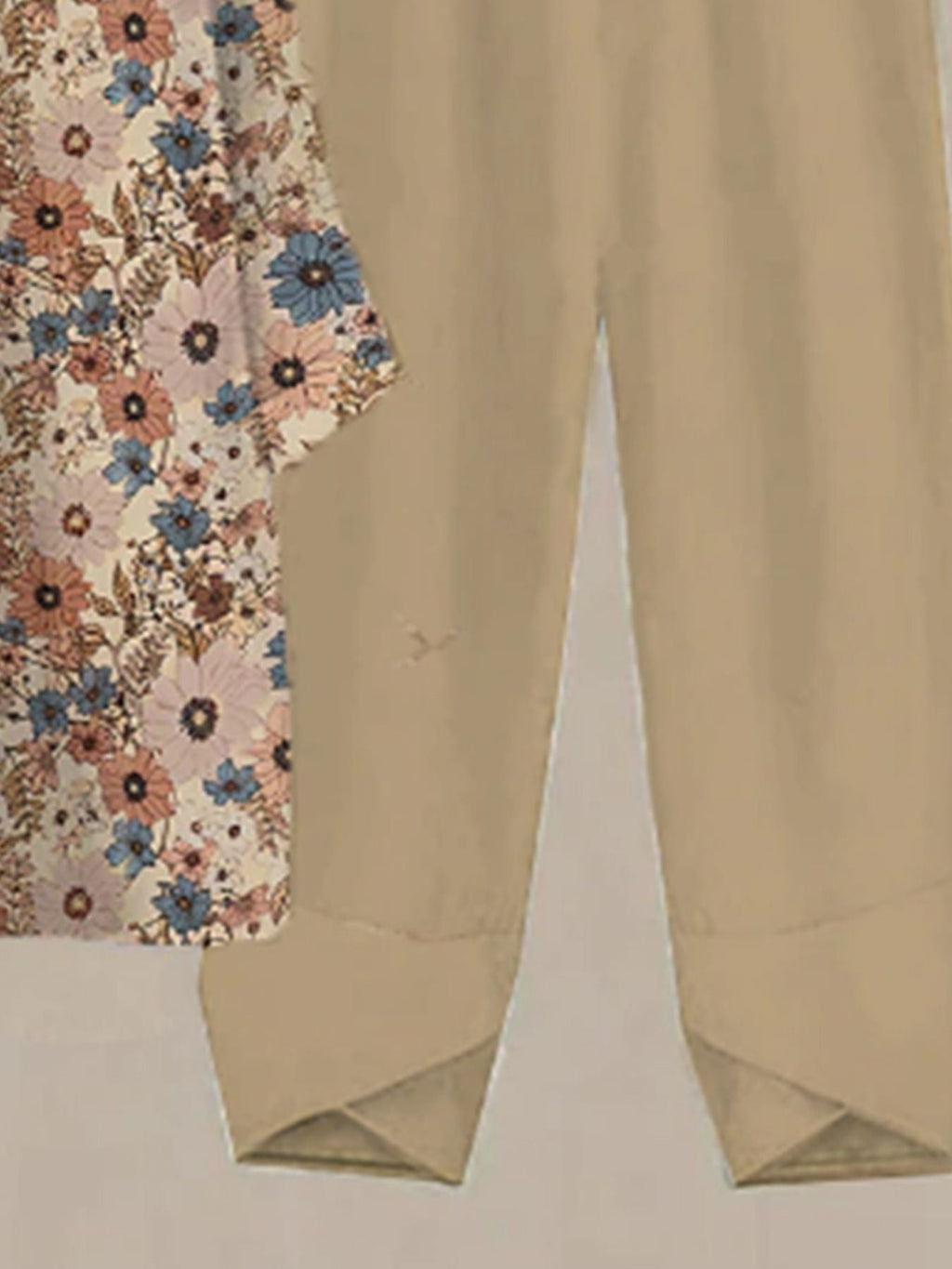 Printed Half Sleeve Top and Pants Set