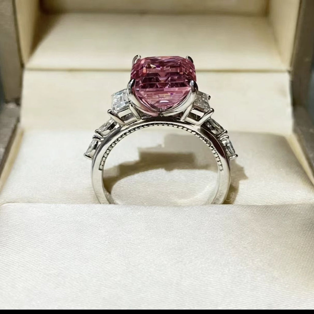 5 Carat Moissanite 925 Sterling Silver Ring