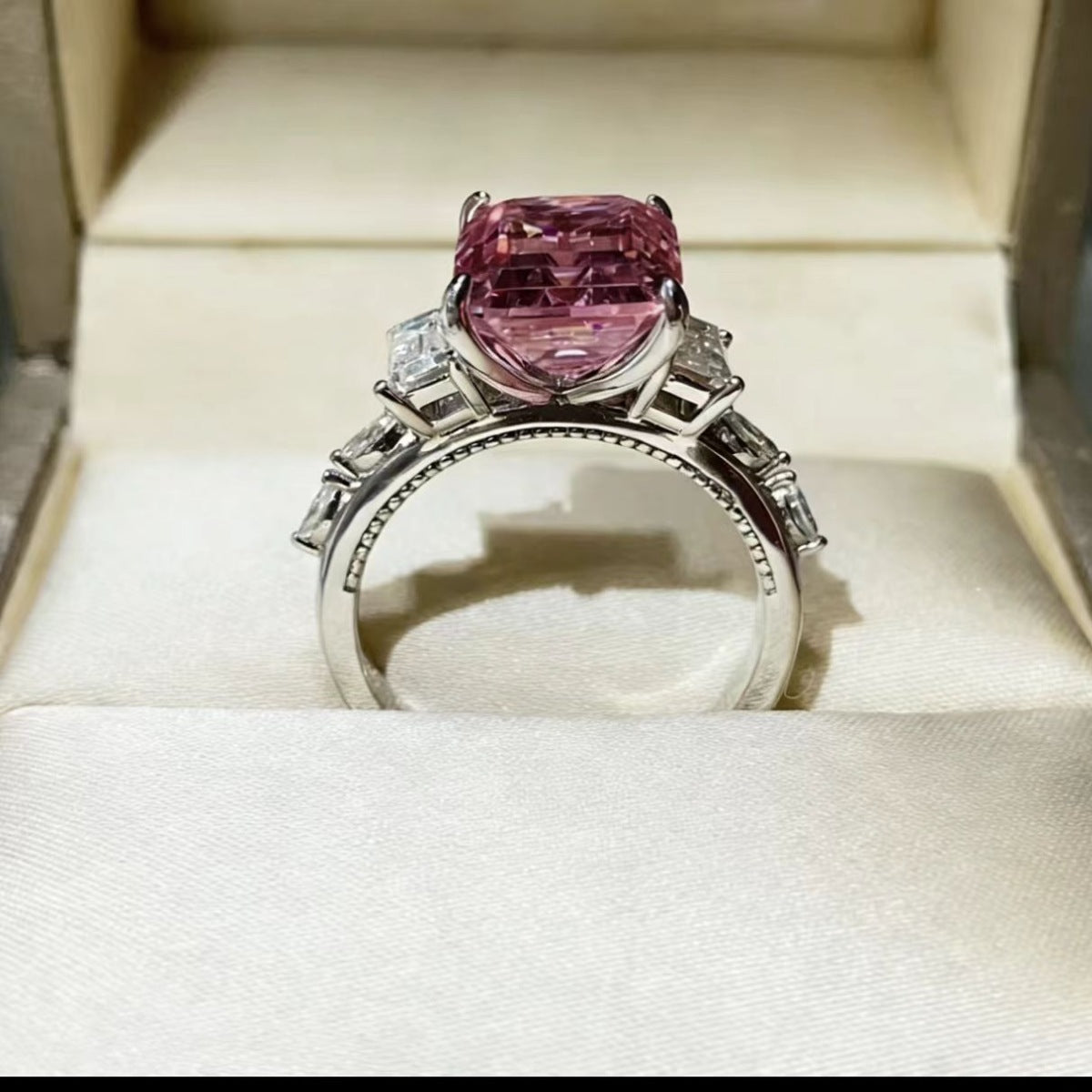 5 Carat Moissanite 925 Sterling Silver Ring